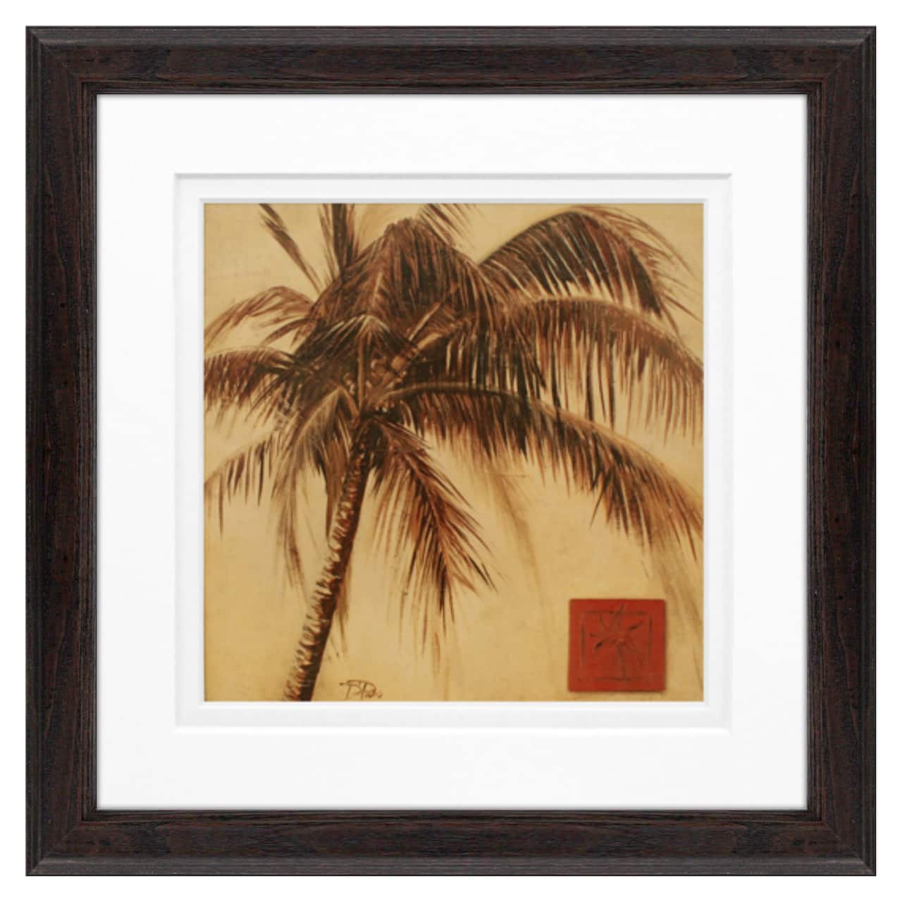 Timeless Frames&#xAE; Sepia Palm I Framed Wall D&#xE9;cor